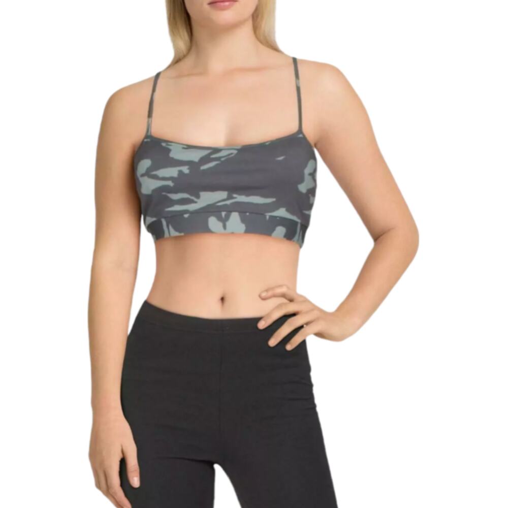 Monrow Green Camouflage Sport Bra Size XS